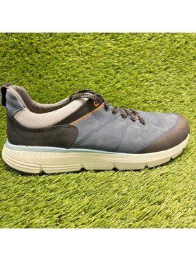 Samuel Hubbard Camino Walker Mens Size 10 Blue Athletic Leather Shoes Sneakers